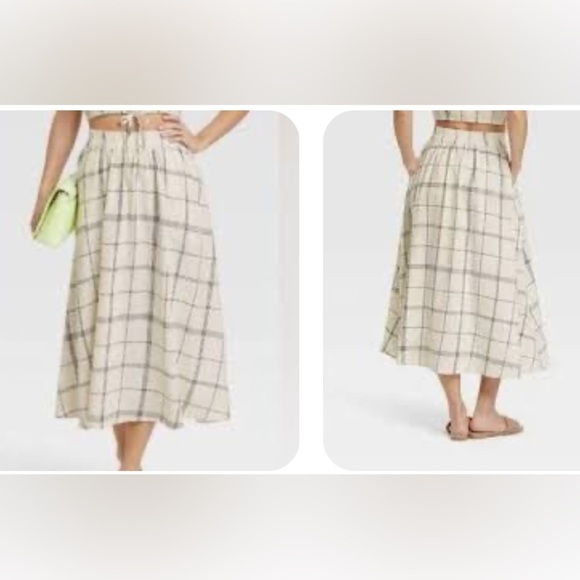 🌹A NEW DAY MIDI SKIRT - Picture 1 of 5
